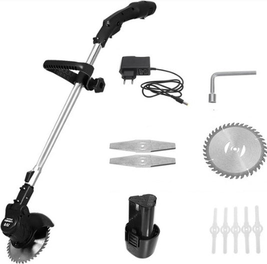 Weed brush - Weed brush set - Weed killer - Electric - Grout brush - Weed brush brush cutter - Including 2 batteries and charging cable
