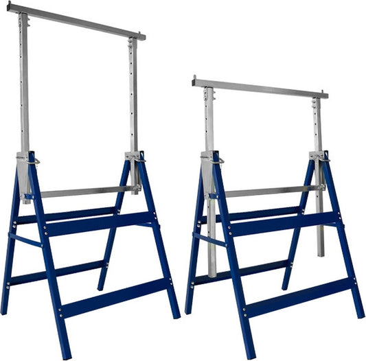 Metal Trestles - Height adjustable - Up to 200kg - 2 pieces