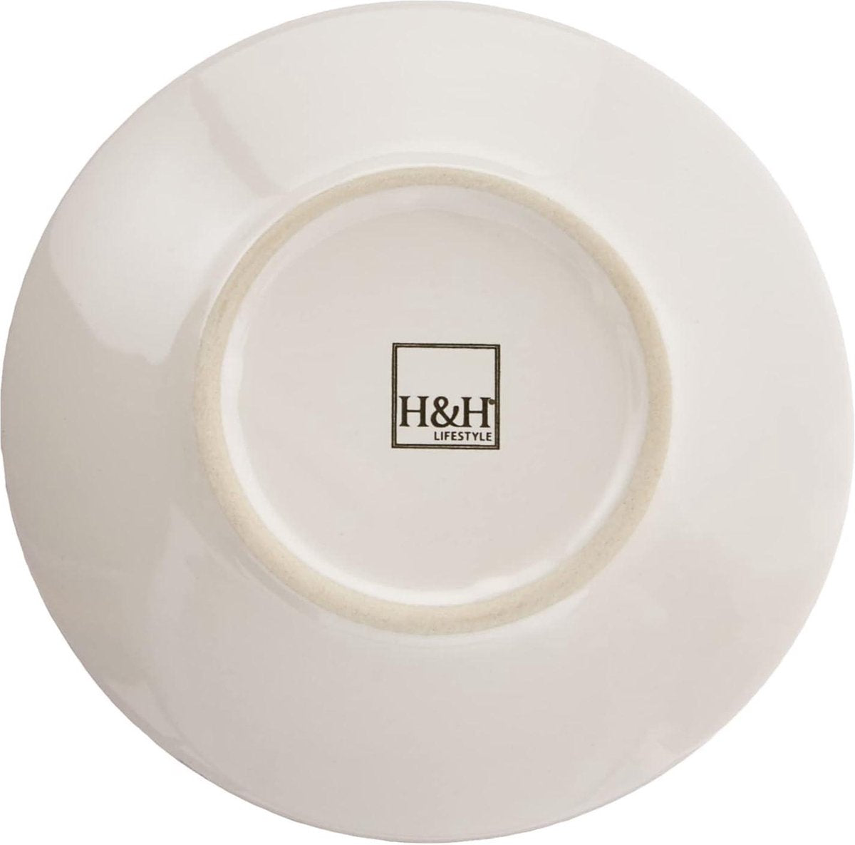 set 6 koffiekopjes van 90 ml van stoneware - Vhera met schotel