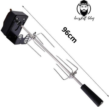 Draaispit vorken verchroomd rotisserie voor barbecue of oven.