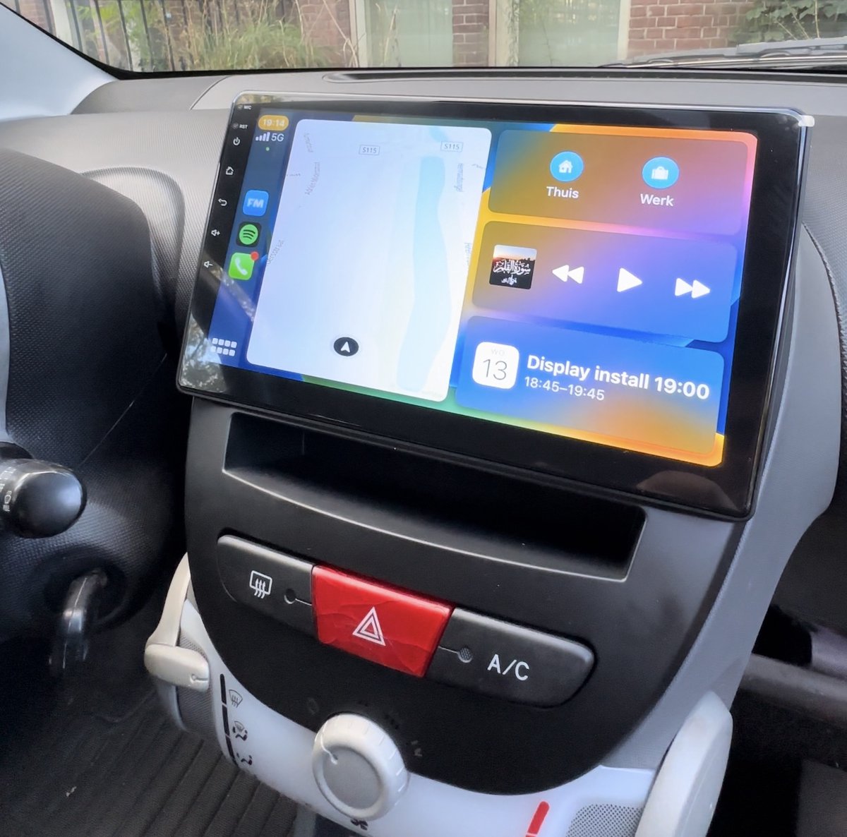 2024 Android 13.0 Radio Display voor Citroën C1 (2005-2014) - Met Apple CarPlay, Android Auto, DAB+ Navigatie & Radio!