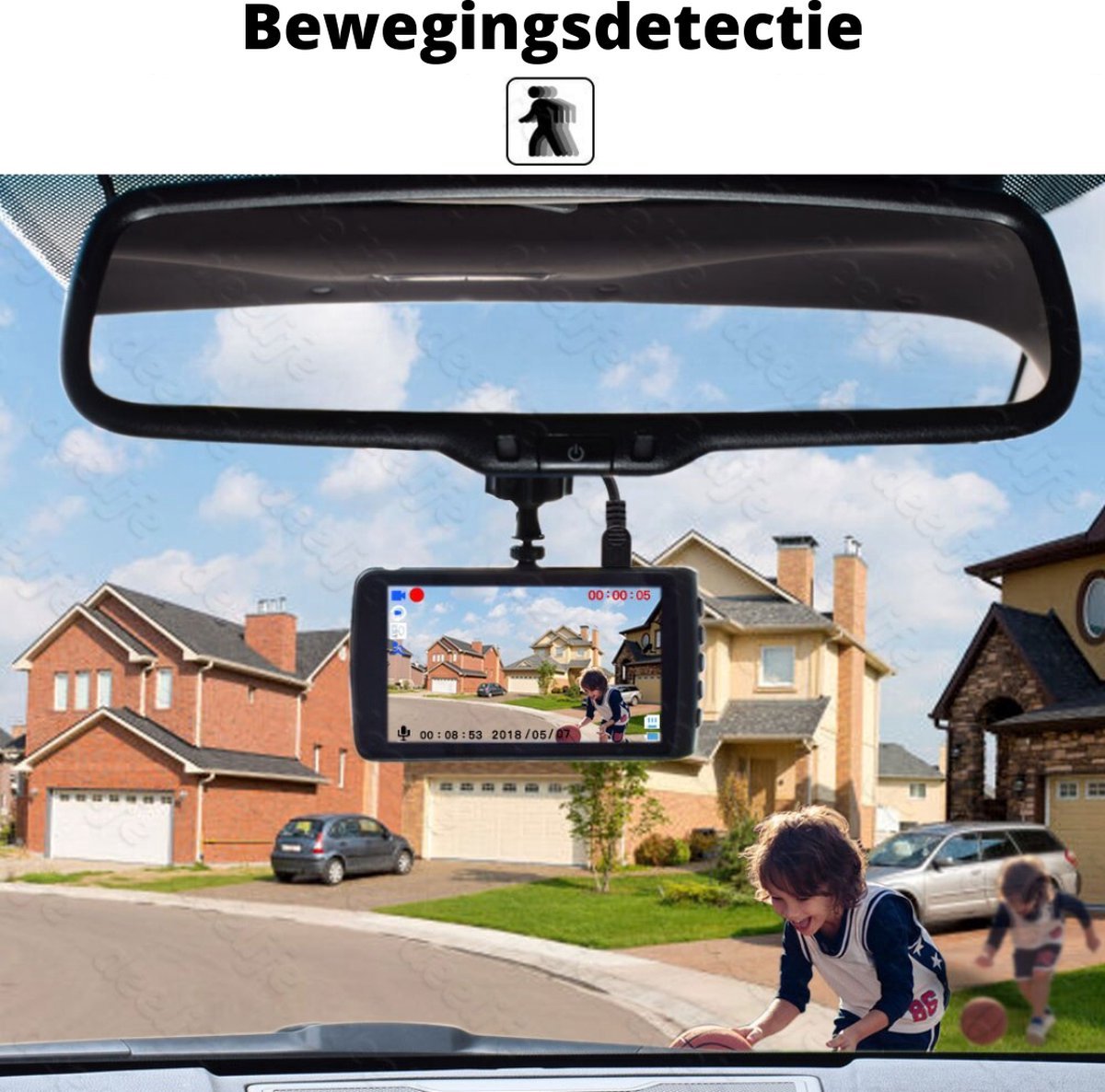 Dashcam for Car - Front and Rear - Reversing Camera - Including 32GB SD Card