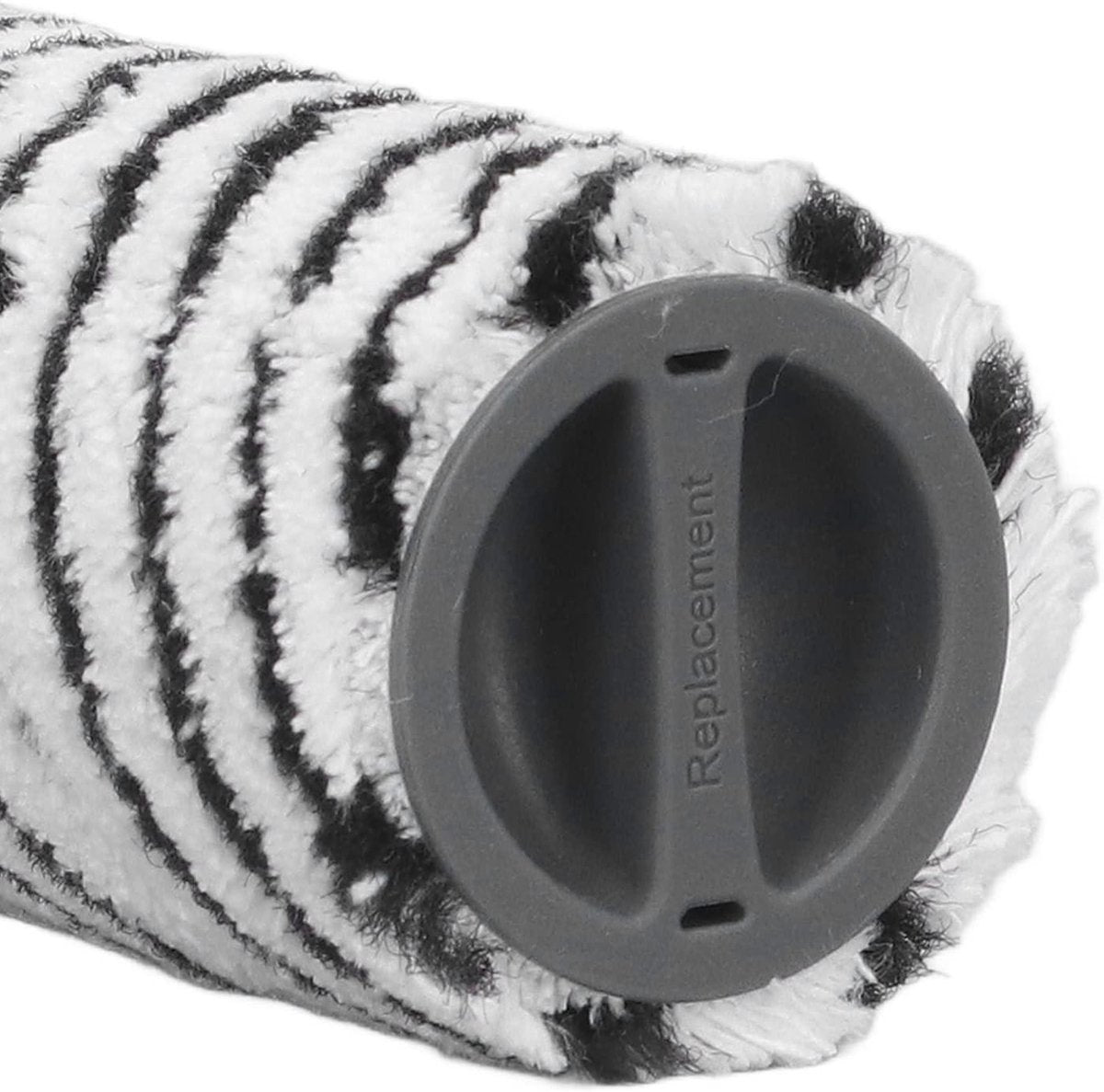 Microvezel Roller Borstel Set - Harde Vloer Reiniger - Roller Vervanging - Microfiber - Wasbaar - Nat Droog Gebruik - Karcher FC3 FC3D FC5 FC5D FC7 (zwart) - 2 Stuks