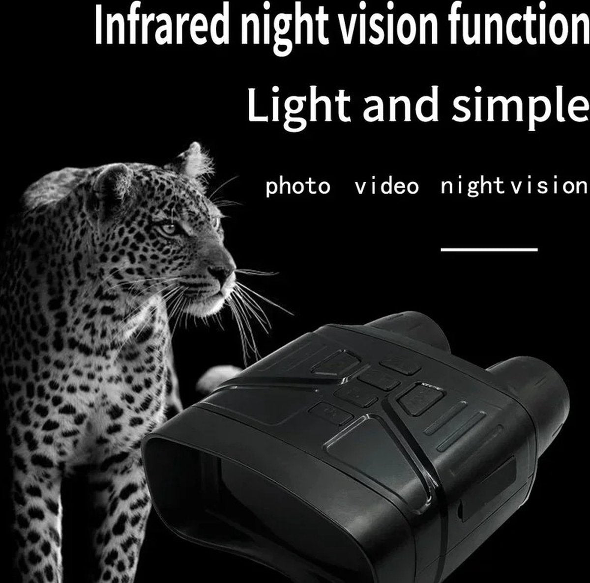 Night Vision - Night Vision With Infrared - Thermal Imaging Night Vision - 5x Zoom - HD