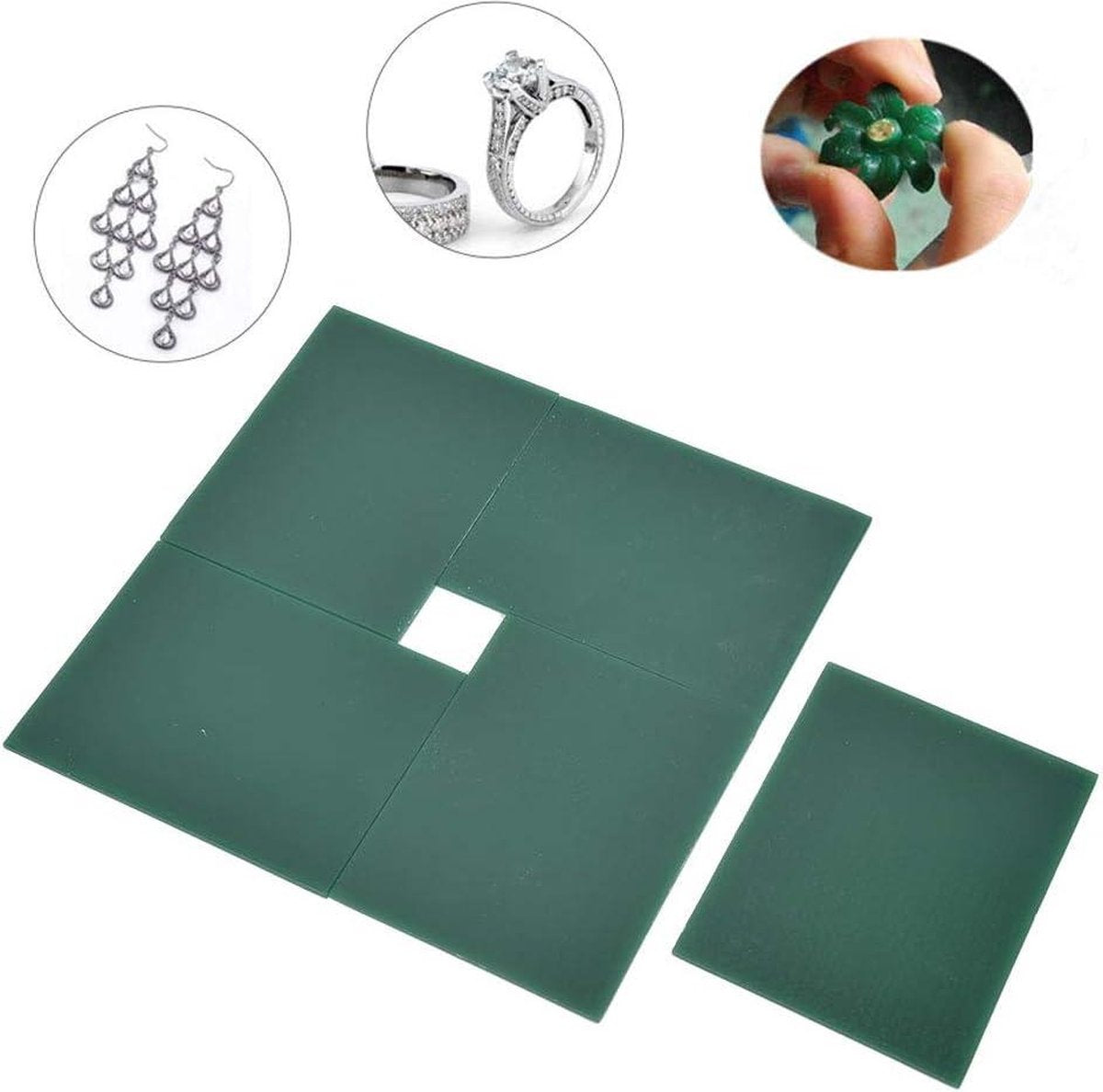Wassnijgereedschapsset - 9Ã—8Ã—1 mm - 5 Stuks - Sieraden Modellering Gravure Maken Accessoire