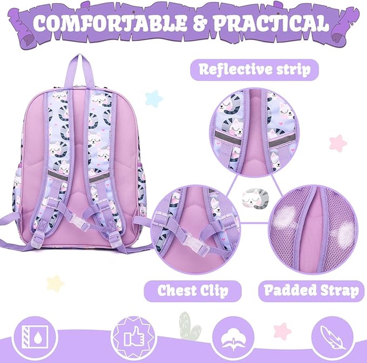 Schooltas Meisjes Lagere School - Schooltas - Schooltas Meisjes - Schooltas - Tas voor de Lagere School