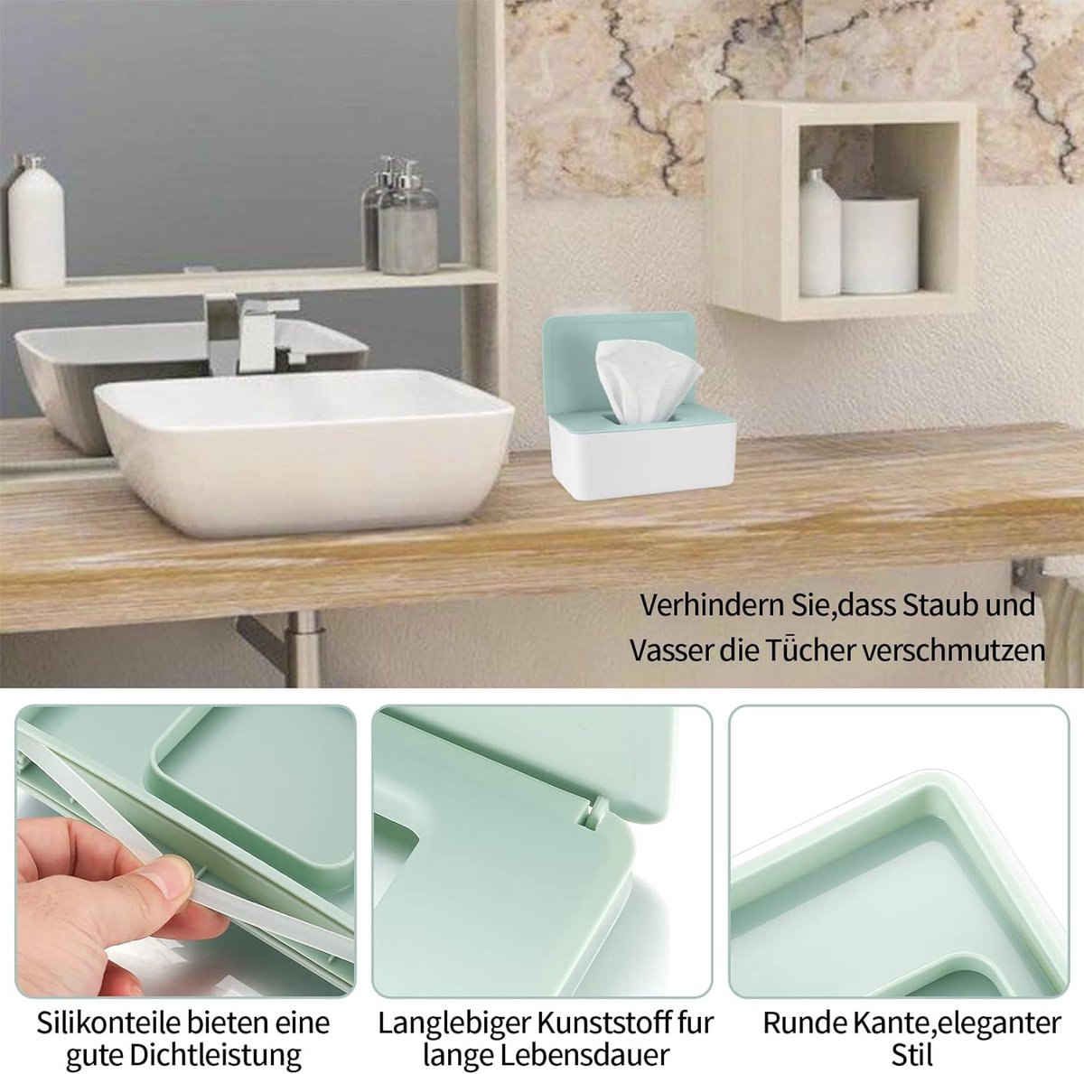 Billendoekjes houder - Doekjesbox - Billendoekjesbox - Billendoekjesdoos - Must-have voor elke baby!