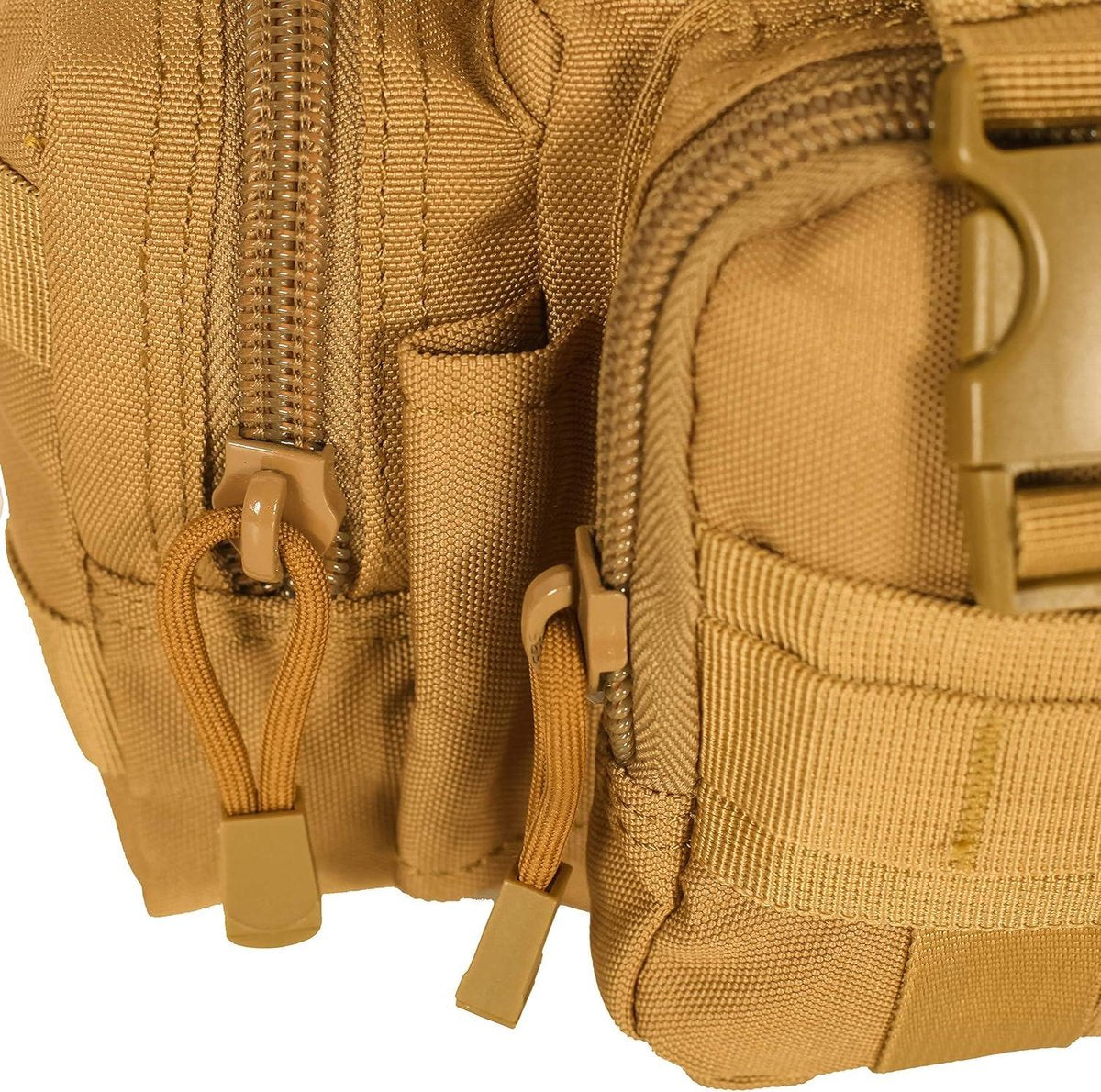 Sport Outdoor Reizen Heuptas - Tactische Aanvalstas - MOLLE Modulaire Inzet Range Tas - Wandel Heuptasje - Tactische Tas - Visgerei Tas - Kaki Wandel Heuptas