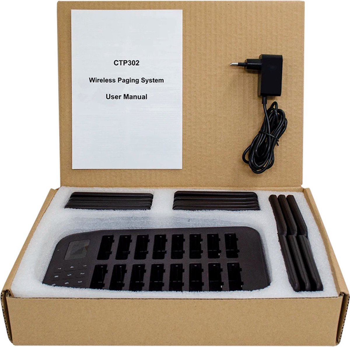 Horeca-oproepsysteem - 16 STUKS - 800m - Oproeppieper - Restaurant Pager - Draadloze Oproep Buzzer