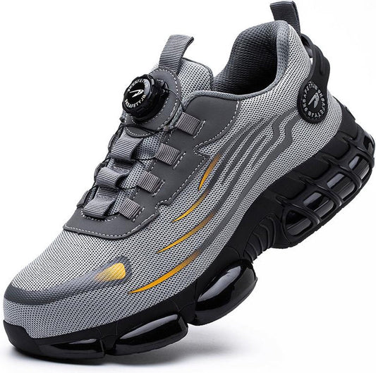 Safety shoes - Work shoes for women and men - Steel toe cap - Sneaker - Non-slip - Unisex - Breathable and light design - Size 40