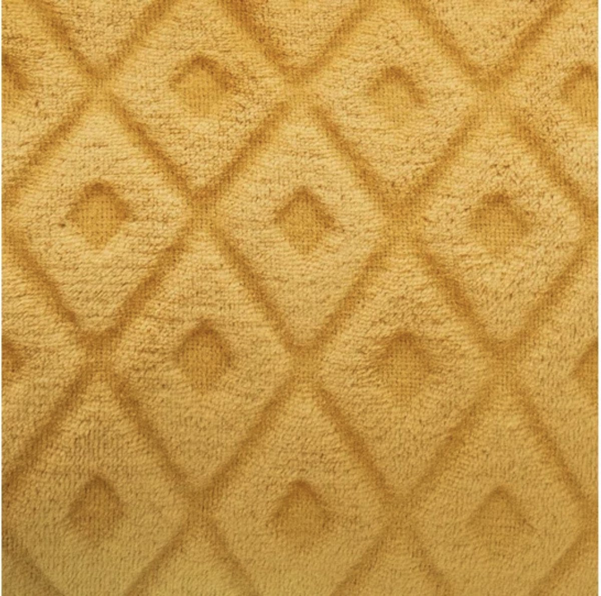 Fleecedeken geel 180x230 cm - Fleecedeken - Plaid voor woonkamer en slaapkamer