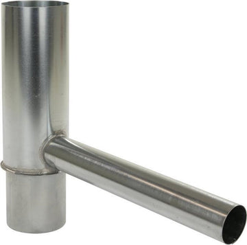 Regenton vulautomaat/overloop zink Ø 80 mm