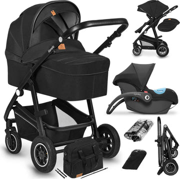 Lionelo Bianka - 3 in 1 stroller - incl. car seat - 0-22kg - XXL - Buggy 3in1