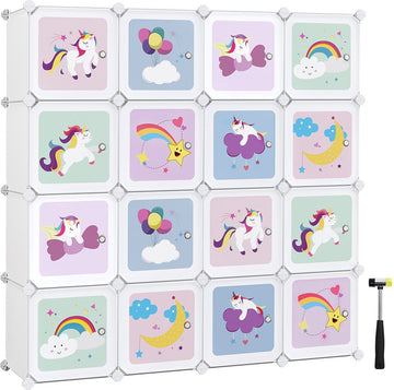 Speelgoedkast Bida - Opbergkast - Voor Kinderen - Boekenplank - Boekenkast - Kinder- en speelkamer - Hout