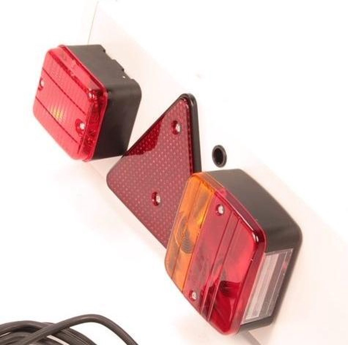 Complete lichtbalk voor aanhanger met 9 meter kabel - 122 cm - 7-polig