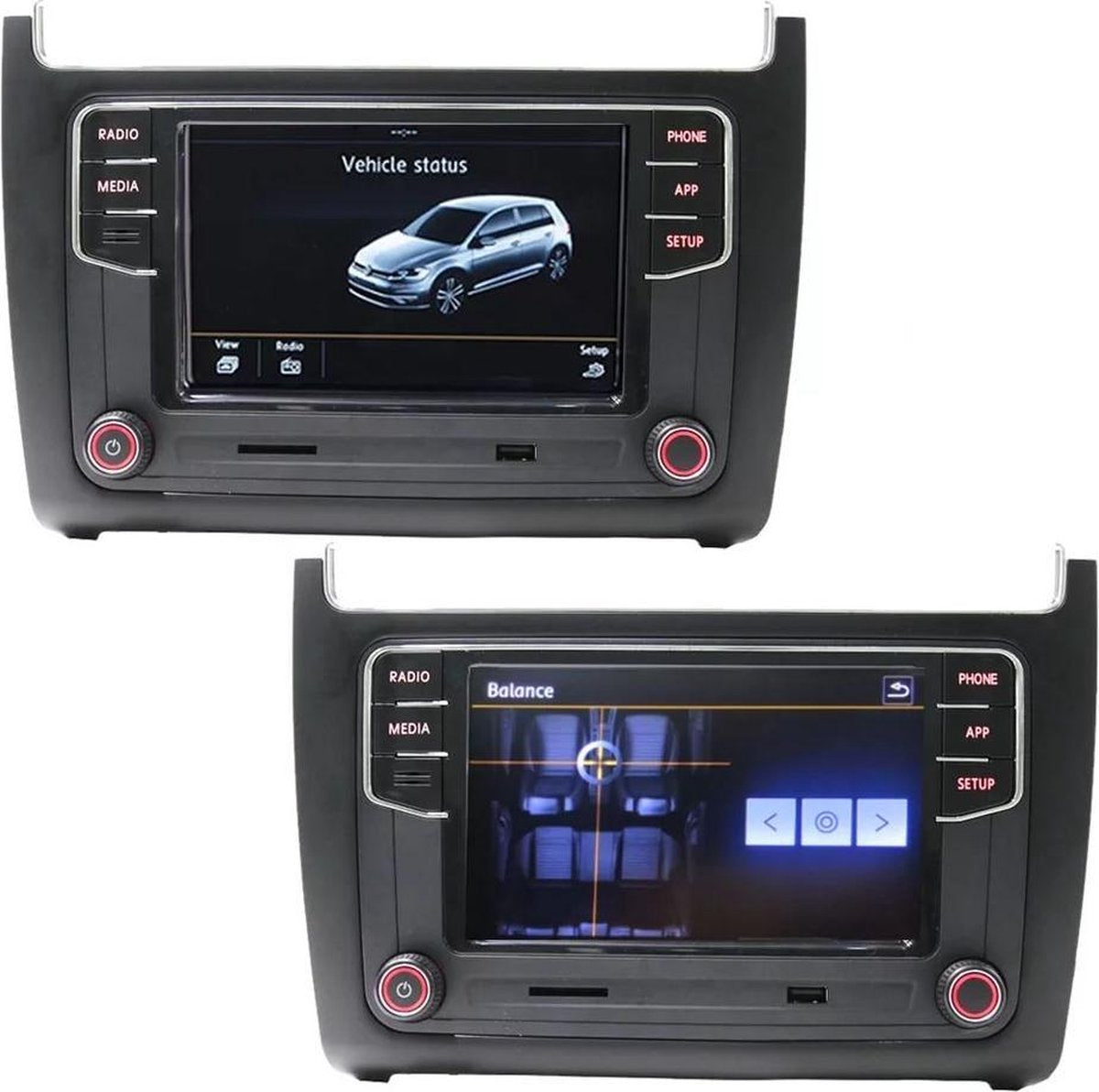 RCD360 Apple CarPlay autoradio voor Volkswagen Polo 6c 2014-2018