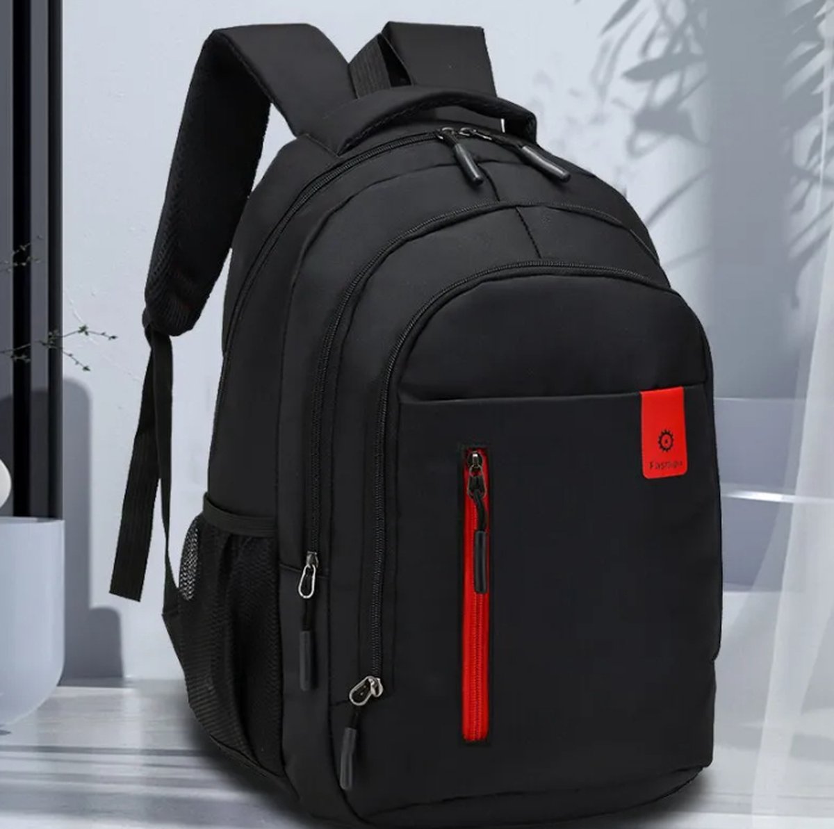Avoir Avoir®-schoolrugzak-Rugzaktas-Handbagage-Schooltas-Schoolrugzak-Schoolrugtas Grote capaciteit-Waterdicht-Makkelijk te dragen-Stijlvol-Zwart