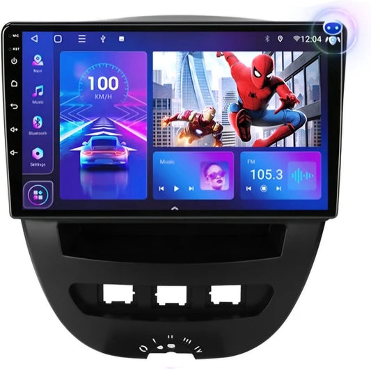Citroen C1 / Toyota Aygo / Peugeot 107 | 2005 - 2014 | 1GB & 16GB | Autoradio met Navigatie | Radioscherm | 2005 2006 2007 2008 2009 2010 2011 2012 2013 2014