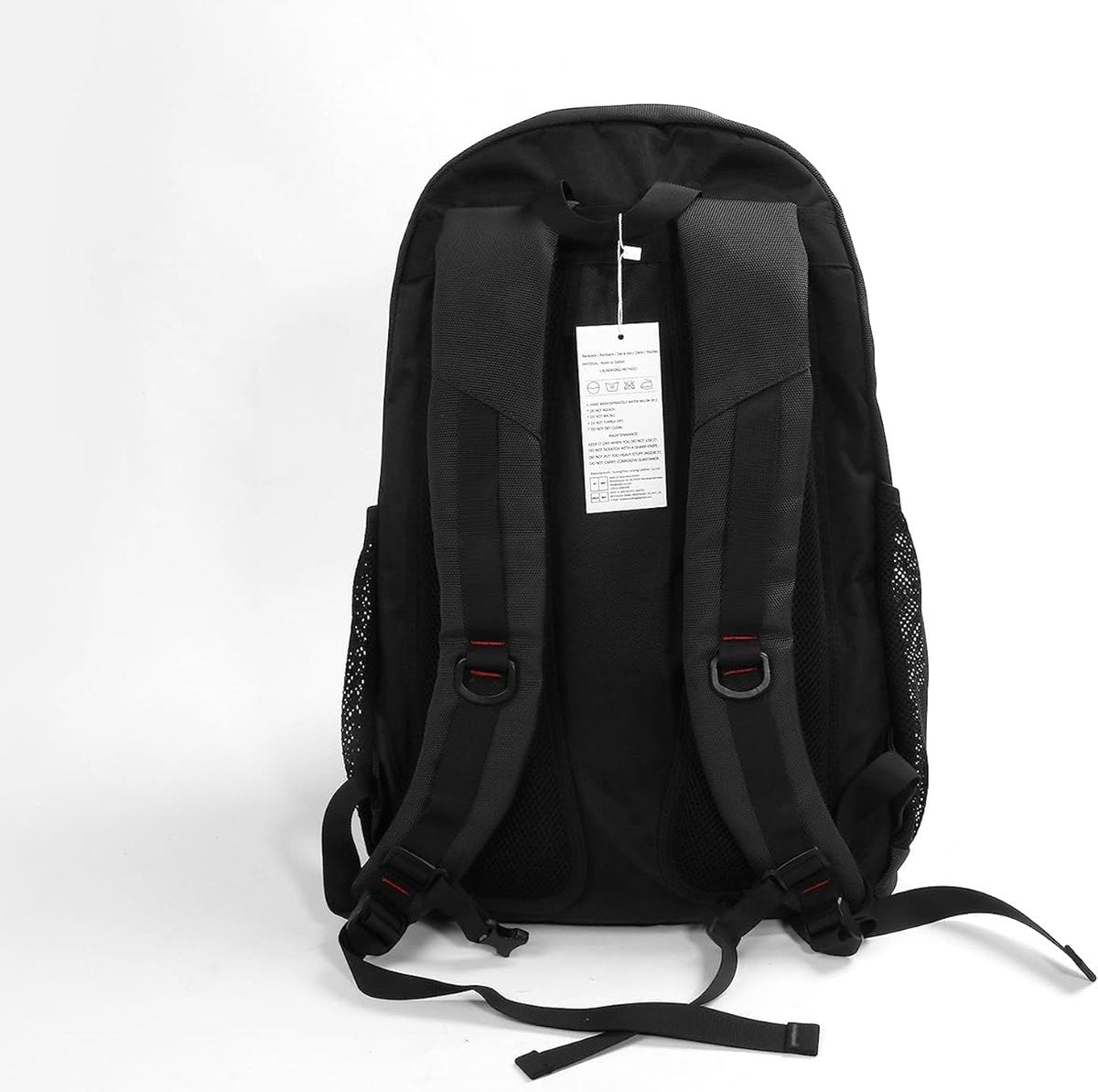 Herenrugzak, 40 liter, wandelrugzak, trekkingrugzak, waterdichte reisrugzak, uniseks, volwassenen, waterbestendig, outdoor rugzak voor klimmen, kamperen, paardrijden, reizen, Zwart 40 l