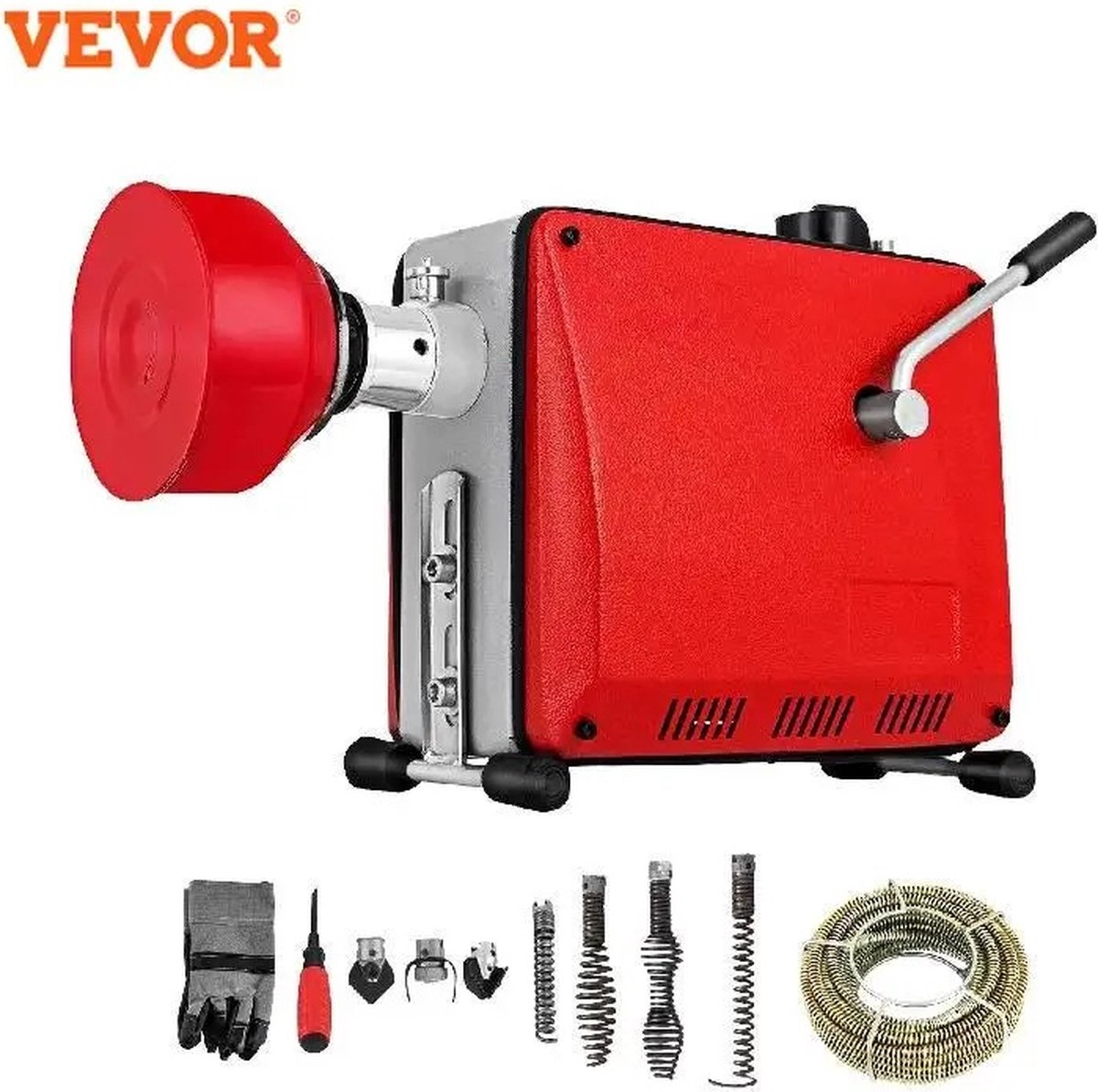 Ontstopper - Afvoer Ontstoppen - Gootsteenontstopper - Elektrische Ontstopper - Ontstopmachine - Rioolontstopper - 390W - Mangaanstaal