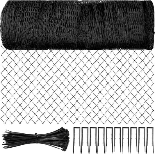 Bird Netting 7.5 m x 15 m - Chicken Run and Pond Netting - Suitable for Fruit Trees and Vegetables