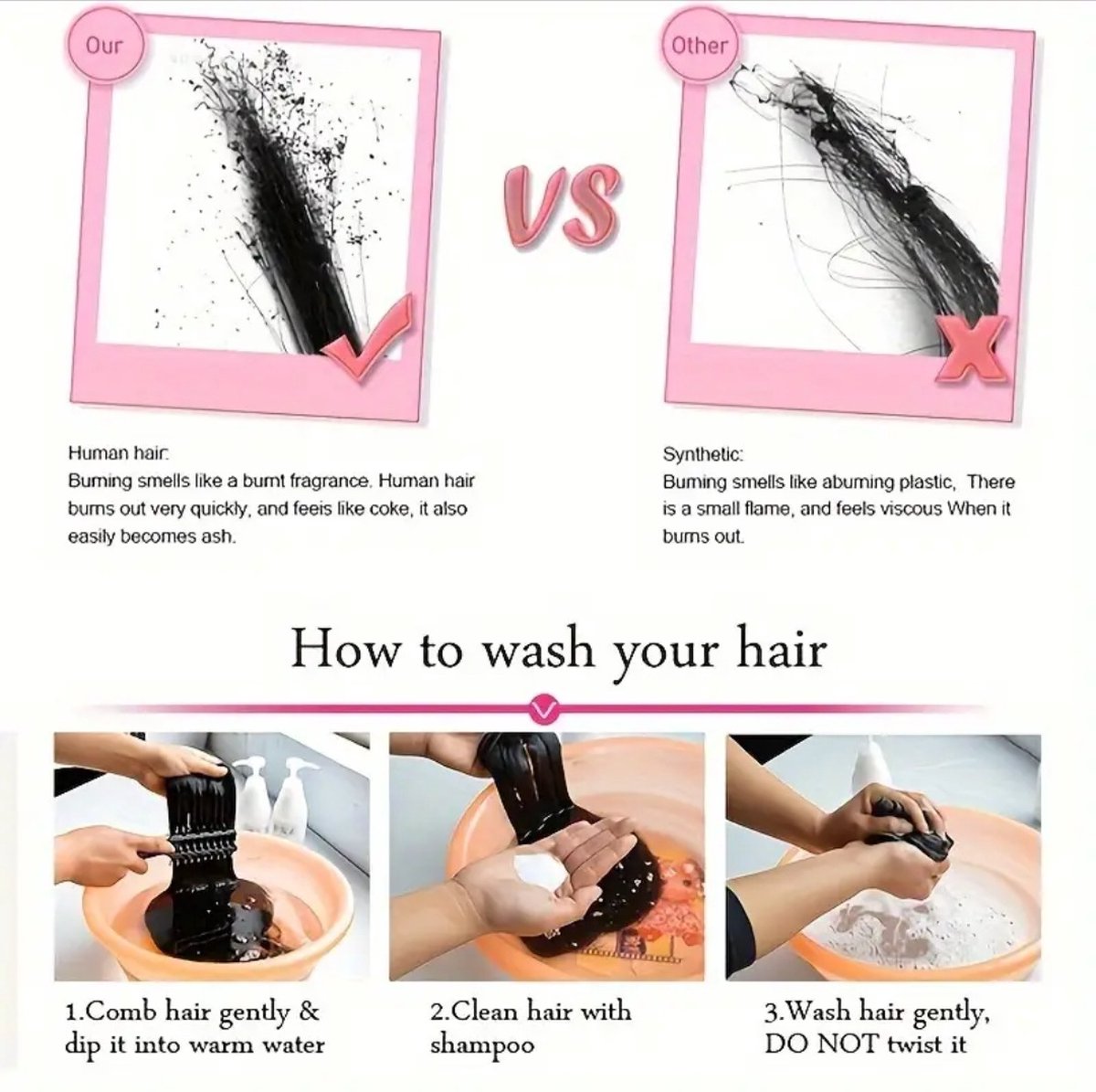 100% echt haar extensions pruik om grijs haar of kale plek te bedekken of voor een vollere gouden blonde haartopper met pony