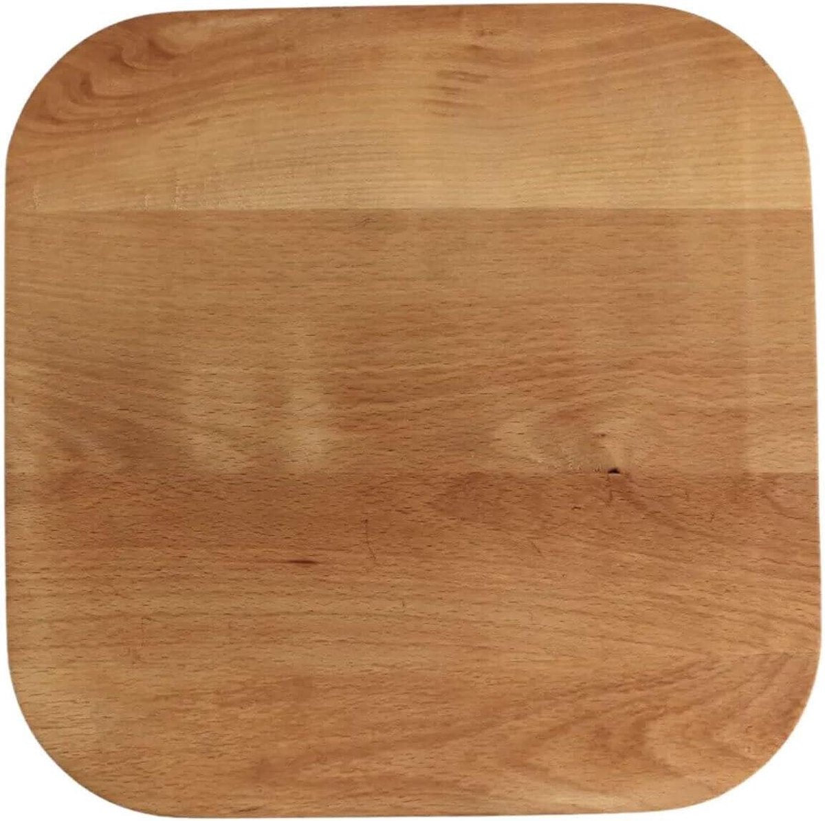 Serveerschaal van natuurlijk hout - 25 x 25 cm - 5 gedeelde vakken - serveerblad voor voorgerechten, kaas en snacks - houten bord voor vlees en kaas