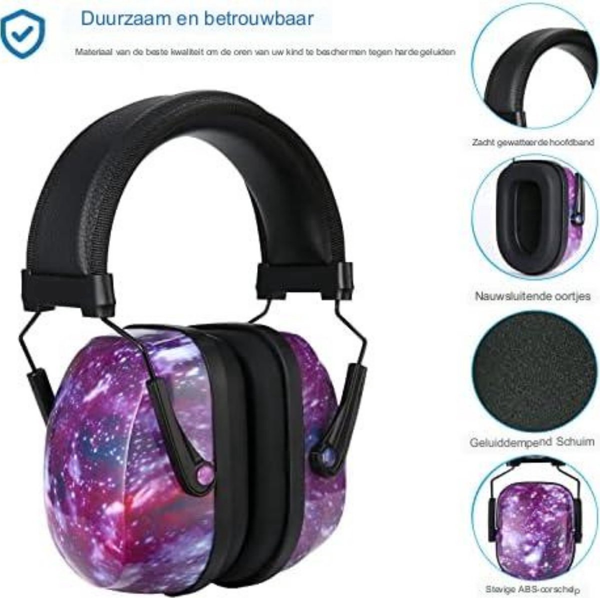 Noise cancelling koptelefoon - Geluiddempende koptelefoon kind