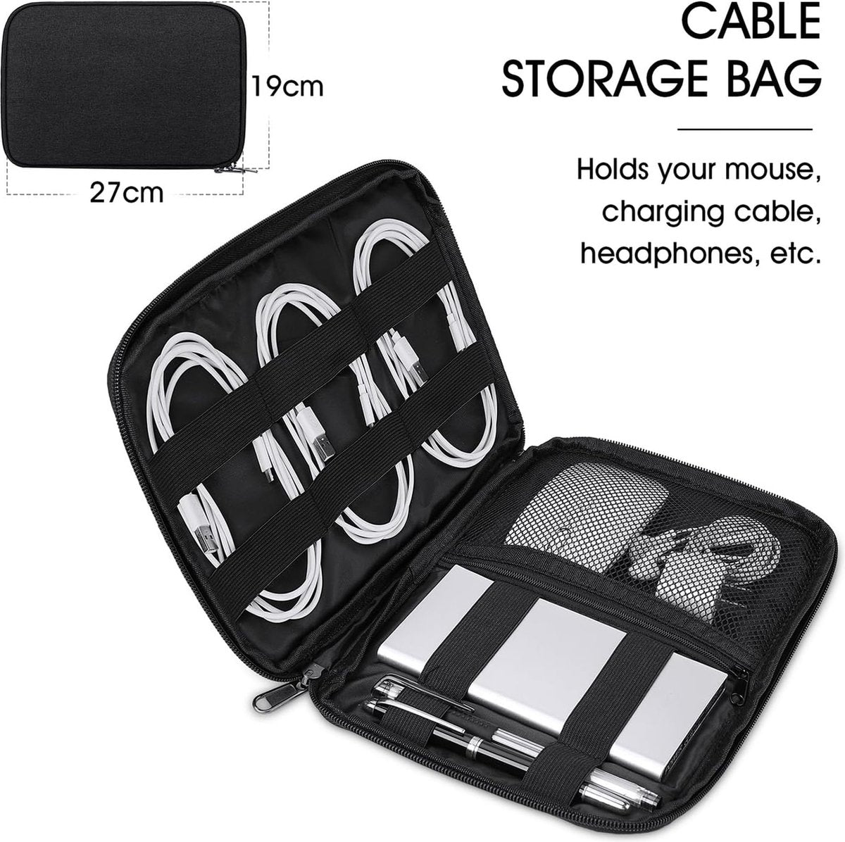 Backpack Waterproof and Durable - Laptop Compartment 17 inch with USB Charging Station - Anti-Theft - Travel Bag - School Backpack - Adjustable Backpack - Black