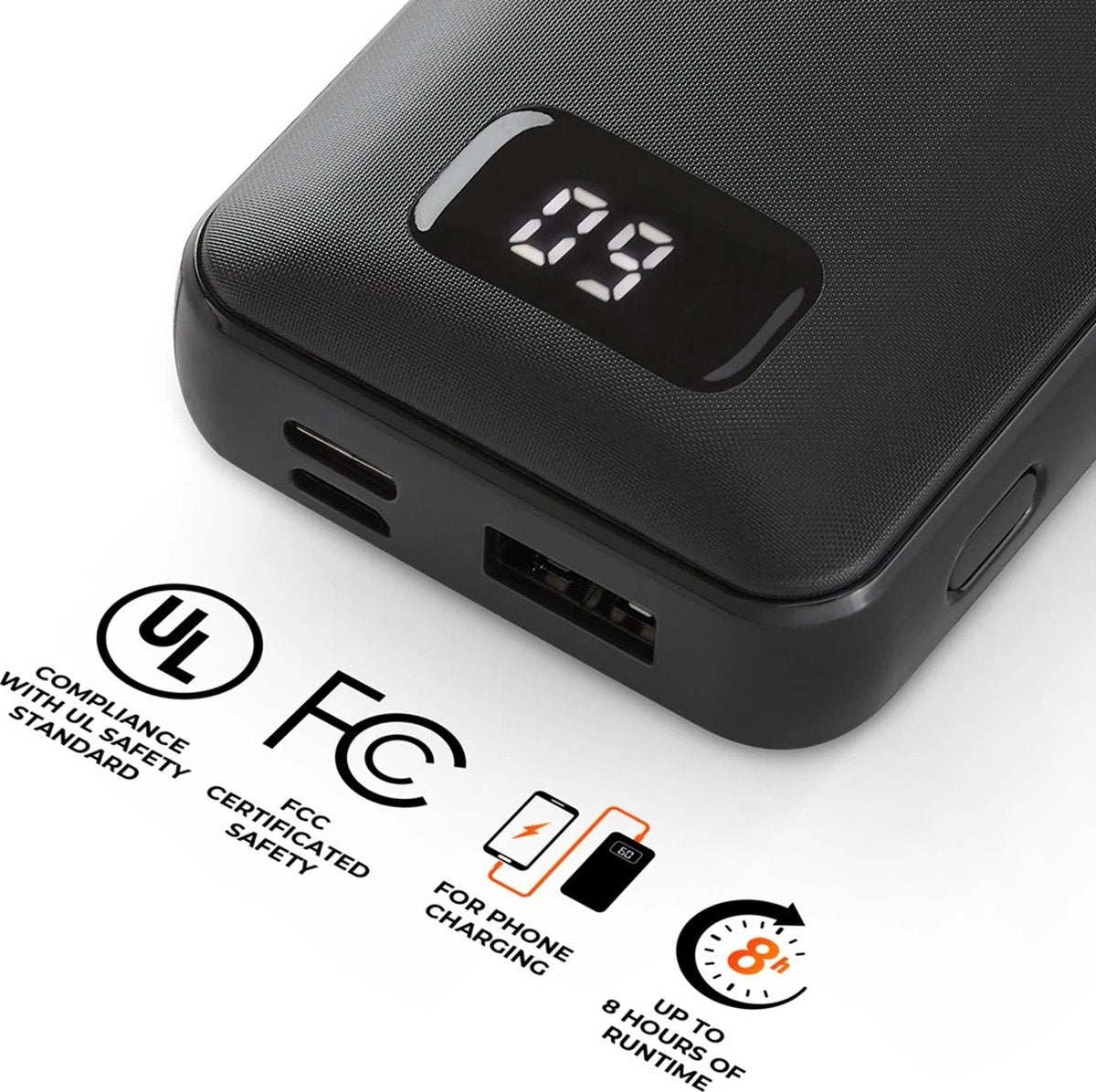 Empire's Product Verwarmde Jas - Motorfiets USB Power Bank - Katoenen Kleding - Jas Mannen Vrouwen - Verwarming Jas - Skiën - Wandelen - Winter - Warme Kleding
