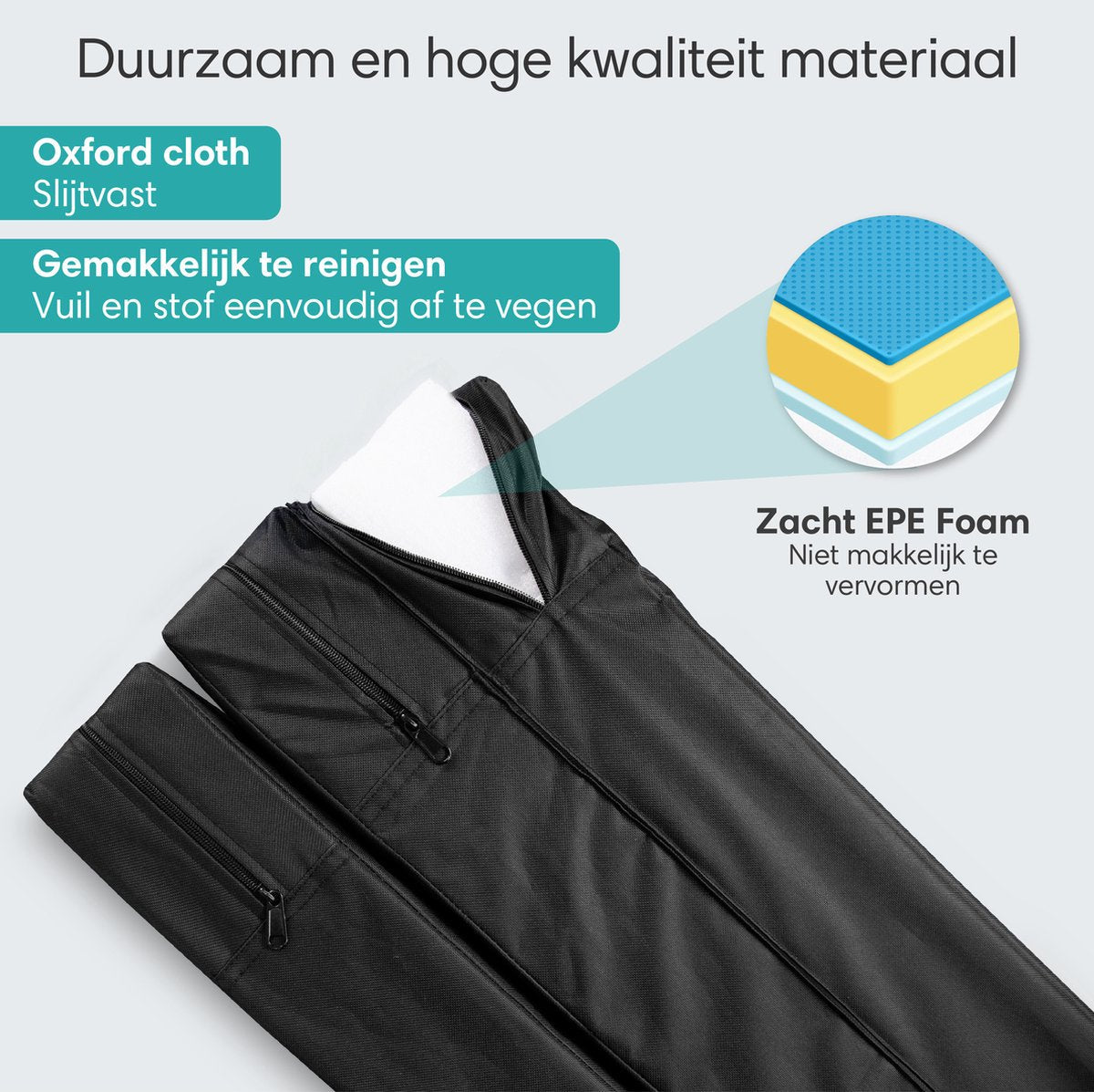 Viper Sports SleepFlex - 195 x 85 x 10 cm - Professional Foldable Sleeping Mat - Camping Mat - Outdoor Mat - Portable Mattress - Extra thick – Black