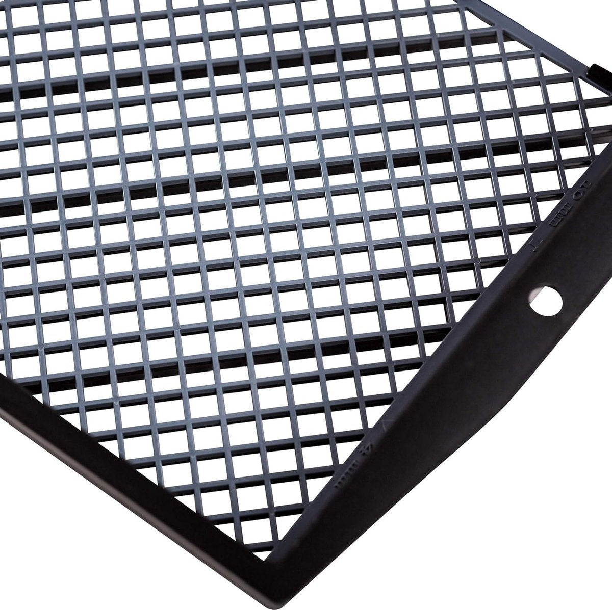 Garden Sieve, 2-in-1, square sieve with adjustable mesh size and sliding function, stone sieve, soil sieve, sand sieve, all-in-one garden tool, plastic, black, 36.5 x 27 x 7 cm