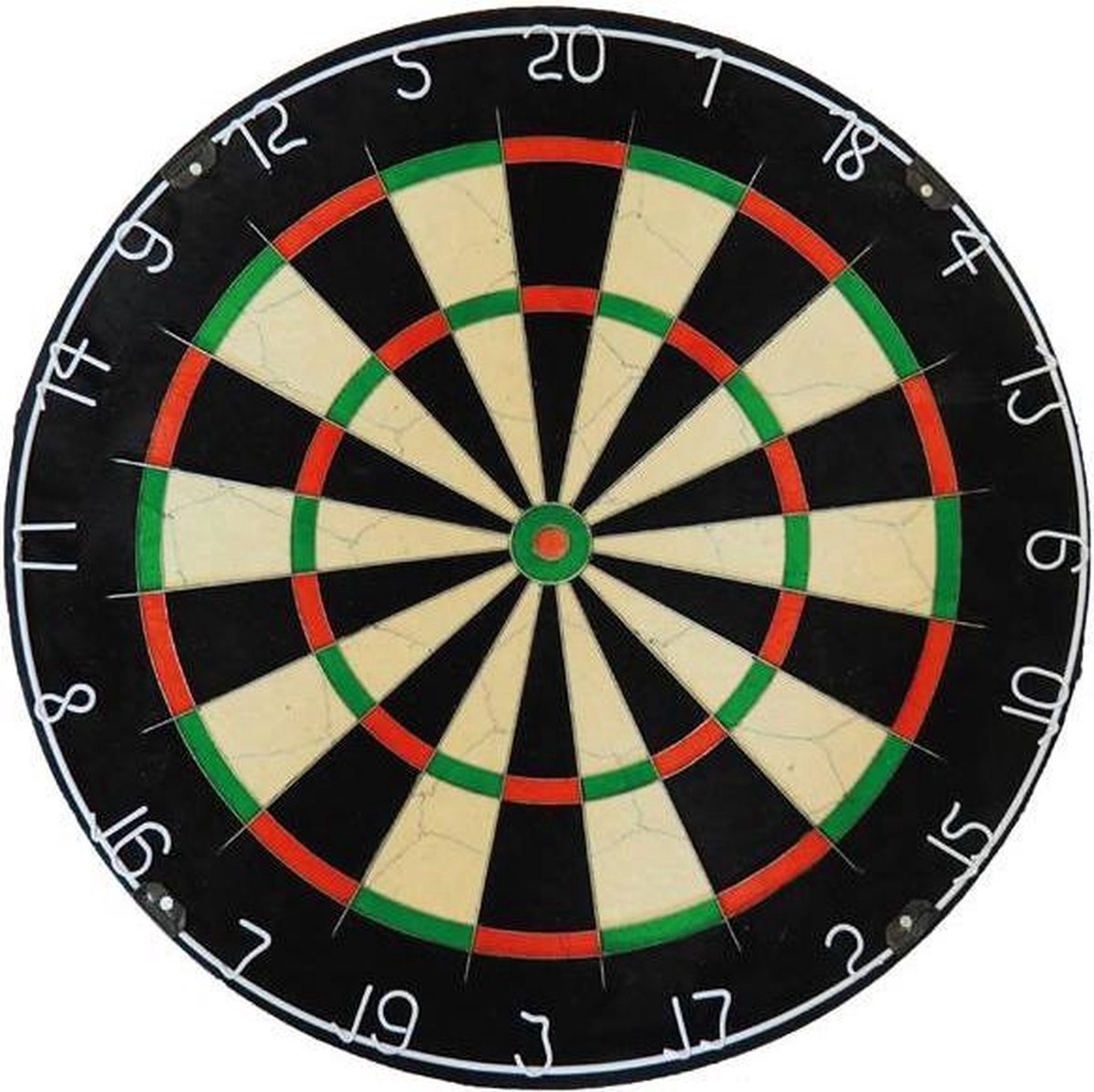 Darts Set - Effen - dartbord - plus surroundring zwart - plus 2 sets - dartpijlen