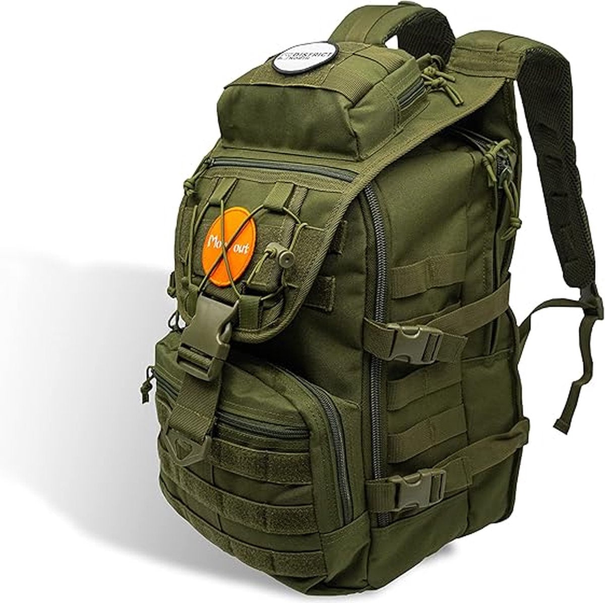 Militaire rugzak "Hoofddeksel" 28L | Het origineel - Extra waterafstotend | Tactical Daypack - Ook perfect als outdoorrugzak | Duitse legerrugzak | Survival rugzak