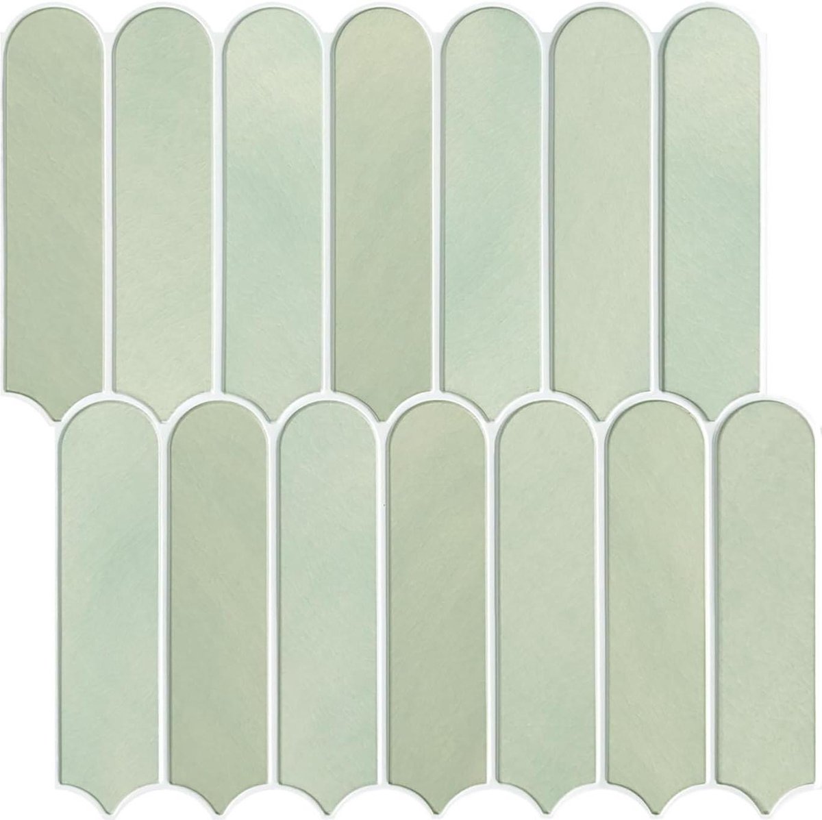 Self-adhesive 3D tile stickers - Peel and stick - Wall tiles 30 x 30 cm - Tile stickers for kitchen - Bedroom - Accent wall decoration - 10 pieces. Self-adhesive tiles