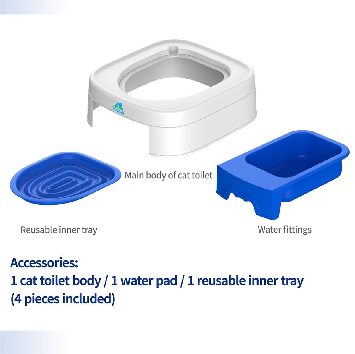 Newest Cat Toilet Toilet Trainer, Reusable Litter Box Without Litter, Training Education Cat Urinating Peeing Toilet Tool