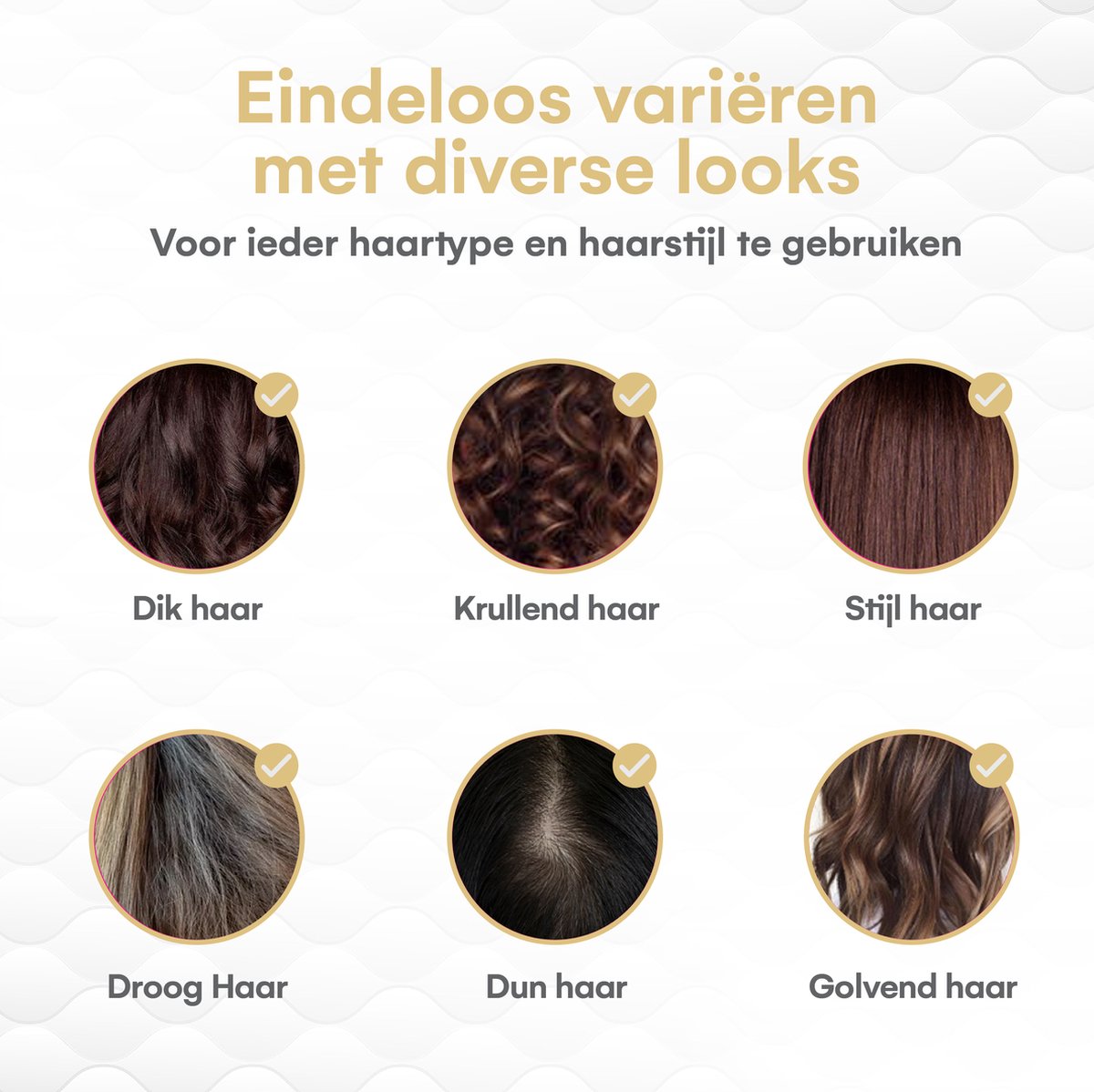VENEUX® Föhnborstel - Airstyler - Krulborstel - Krultangen - 5 in 1 Multistyler - Met Opbergcase - Zwart
