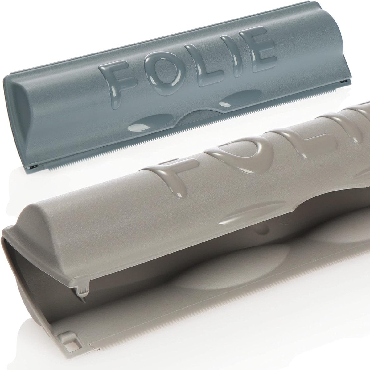 3x foliesnijder - aluminiumfoliedispenser - vershoudfoliedispenser - praktische houder voor bakpapier, aluminiumfolie of vershoudfolie (3 stuks - kleurrijk)