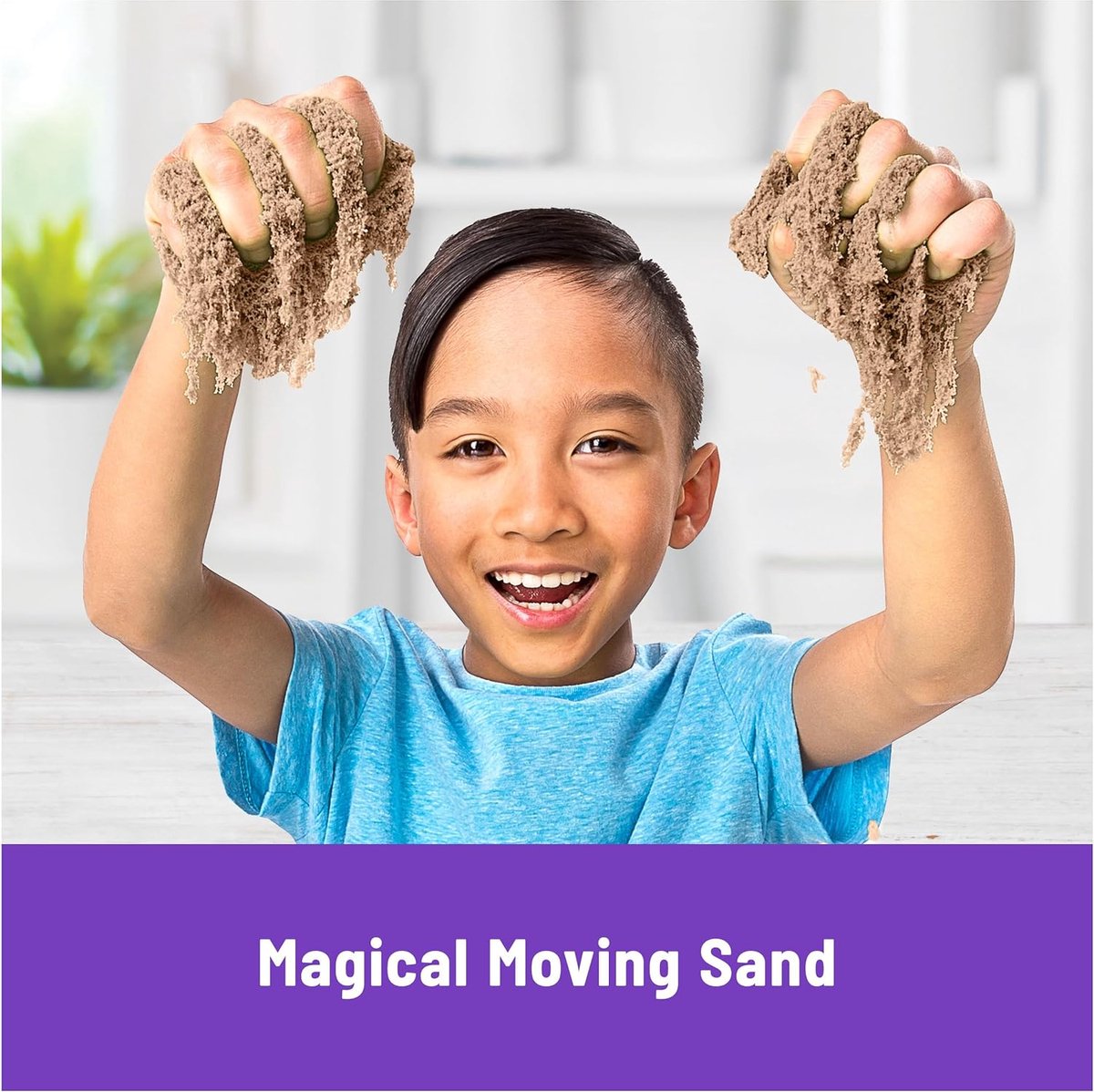Kinetic Sand - 2,5 kg natuurlijk speelzand om te mengen, kneden en maken - Sensorisch speelgoed