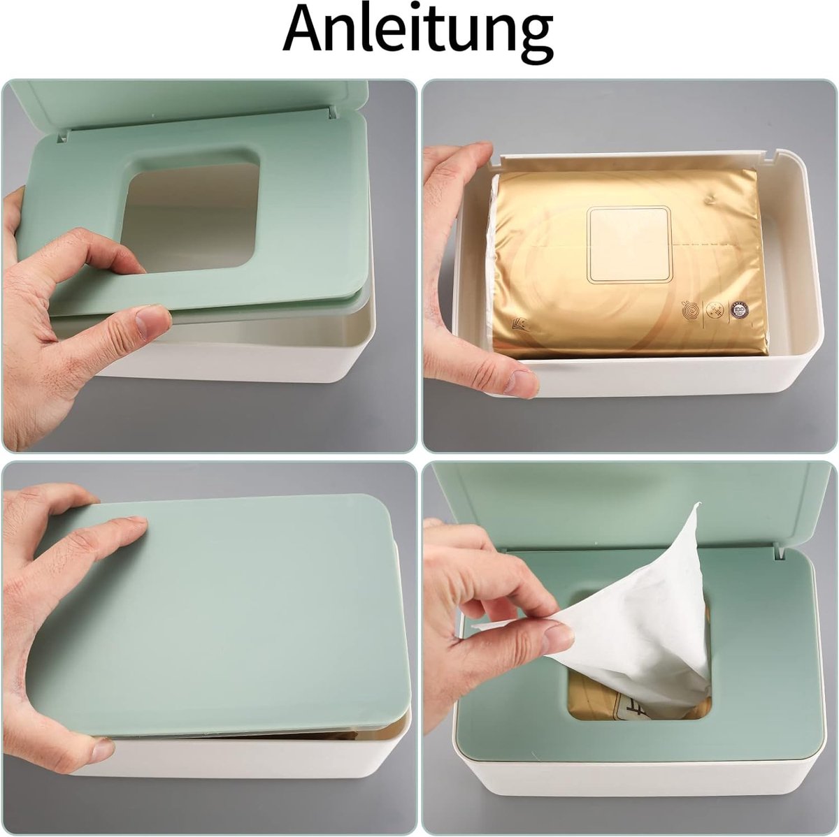 Billendoekjes houder - Doekjesbox - Billendoekjesbox - Billendoekjesdoos - Must-have voor elke baby!