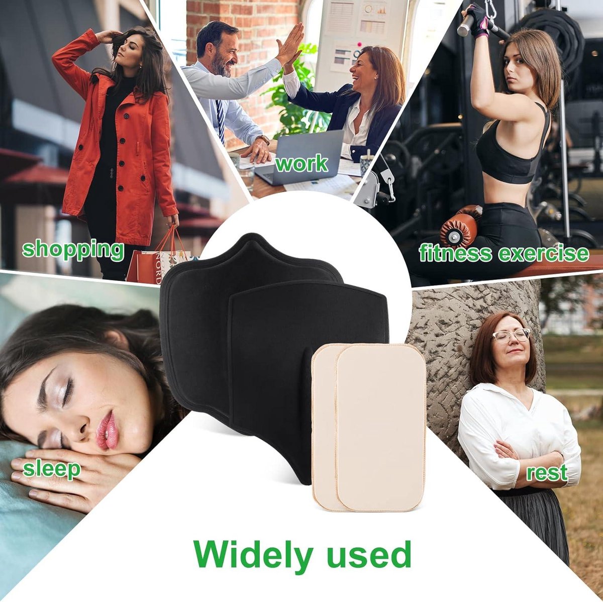 Abdominal Board Kit - Waist and Belly Shaping Board - 4 Pieces - Soft and Nicely Fitting foam board