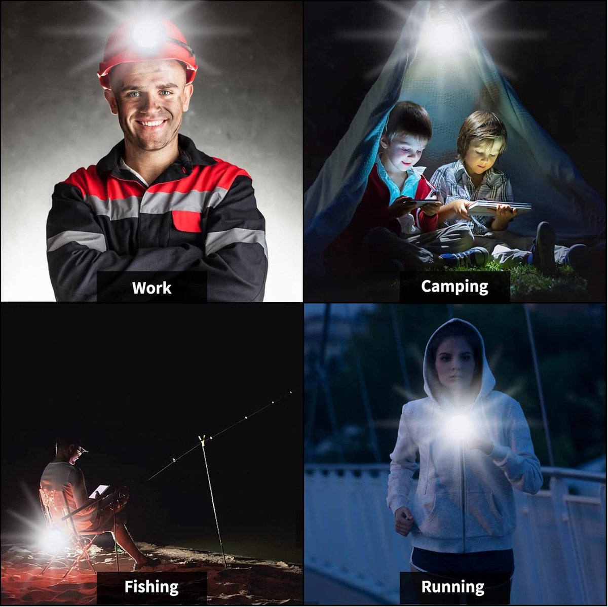 Running lights - Chest light - Running chest light - Walker chest light - USB rechargeable