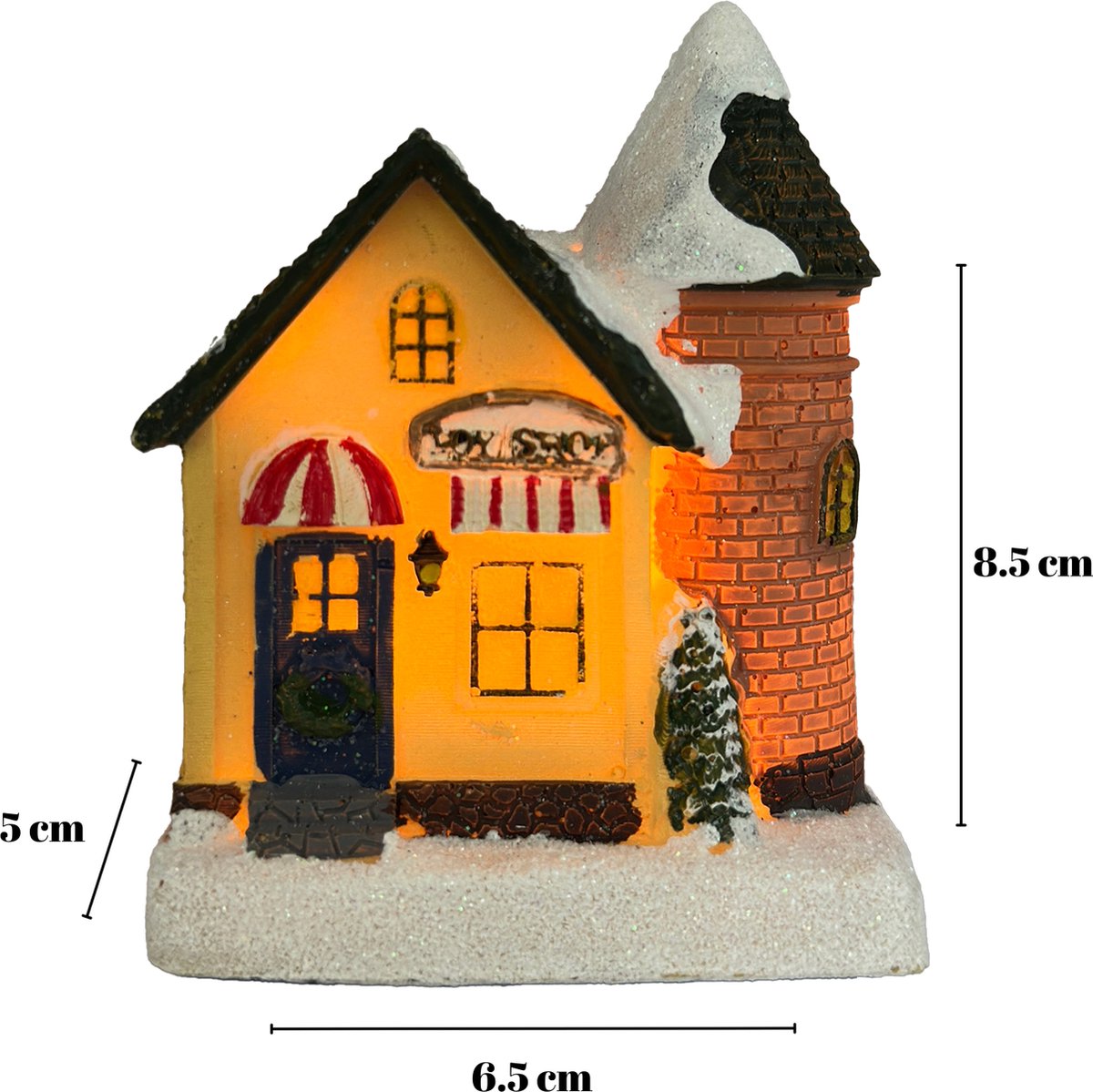 Complete Christmas Decoration Gift Package - LED Lights - Christmas House - Light Balls - Table Runner - Christmas - Gift - Christmas Box