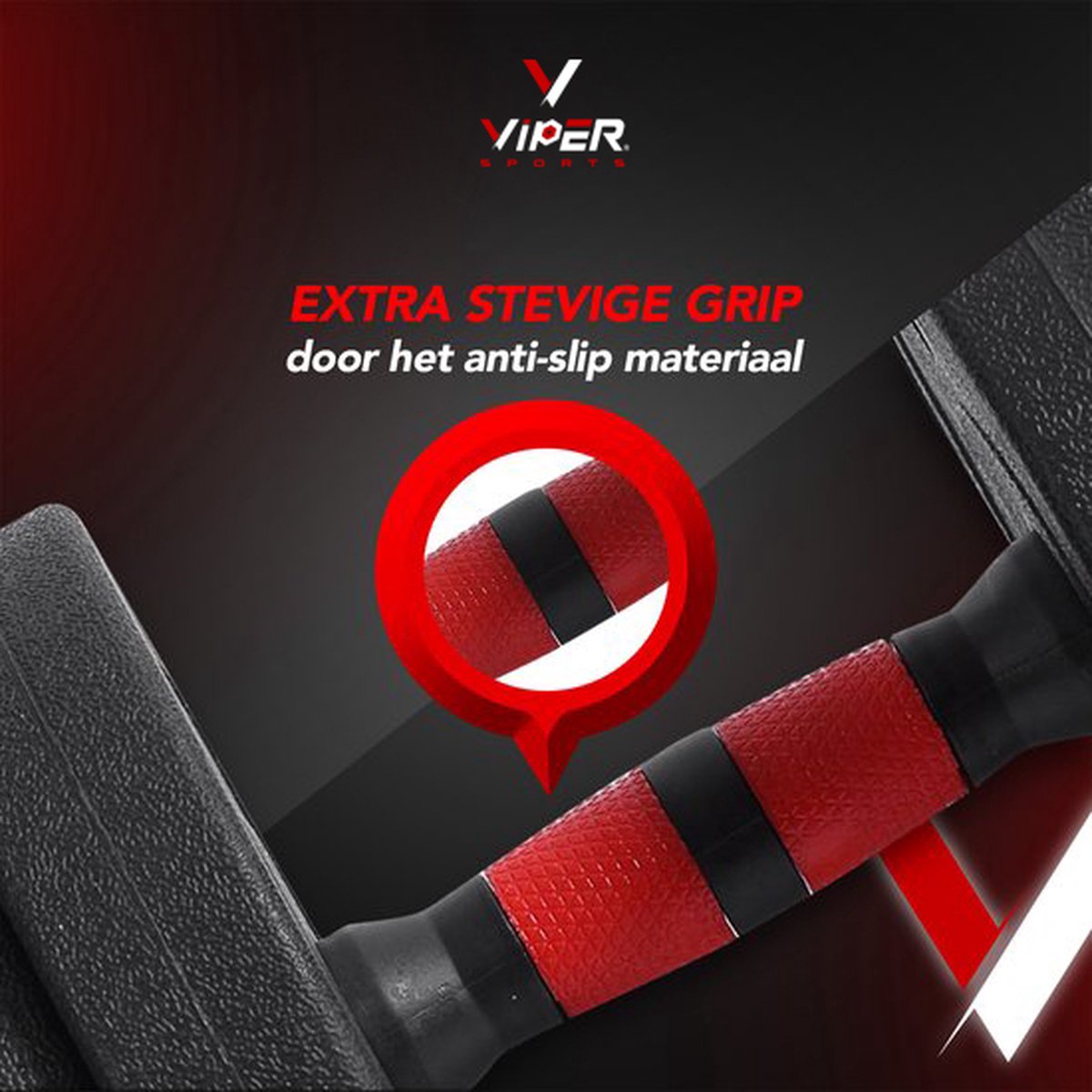 Viper Sports Adjustable Dumbbell Set up to 40kg + Gloves – Professional 2-in-1 Dumbbell Set with Weights – 2x20kg – Strength Training – Fitness Barbell – Dumbbells - Red