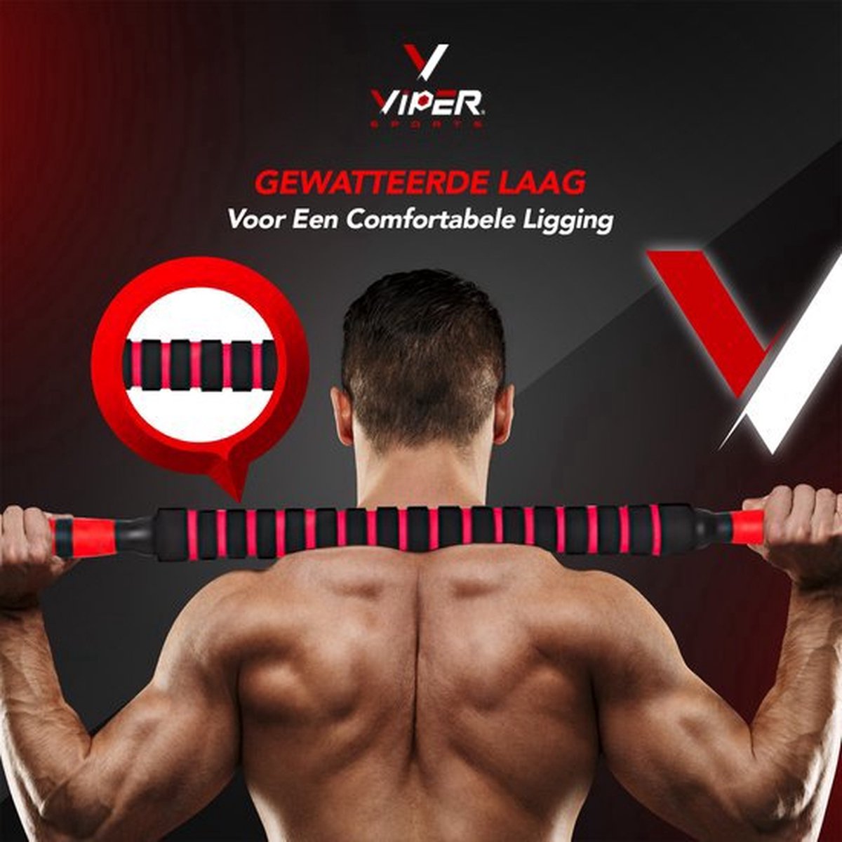 Viper Sports Adjustable Dumbbell Set up to 20kg – Dumbbell Set 2x10kg – 2-in-1 Weights – Home Gym - Strength Training – Red