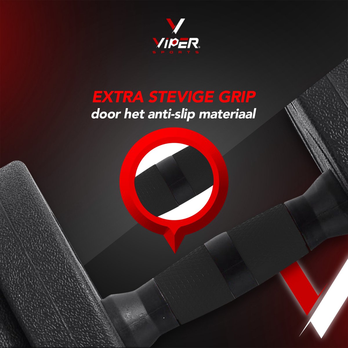 Viper Sports Adjustable Dumbbell Set up to 30 kg - Dumbbell Set - Professional 2-in-1 Dumbbell Weight Set - User-Friendly Fitness Bar - Dumbbell - Black