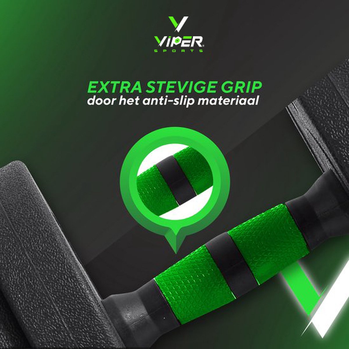 Viper Sports Verstelbare Dumbbell Set tot 30kg – Halterset – 2-in-1 Gewichten – Gebruiksvriendelijke Fitness Stang – Home Gym – Krachttraining – Dumbbells - Groen
