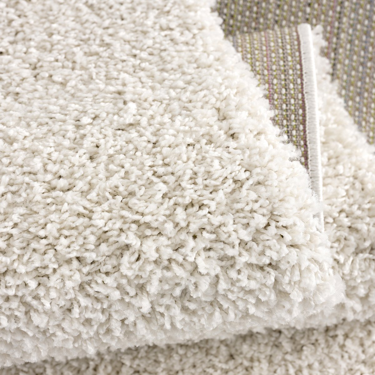 Loca Shaggy Vloerkleed Crème - 200x290 CM - Hoogpolig Vloerkleed - Tapijt Woonkamer, Slaapkamer