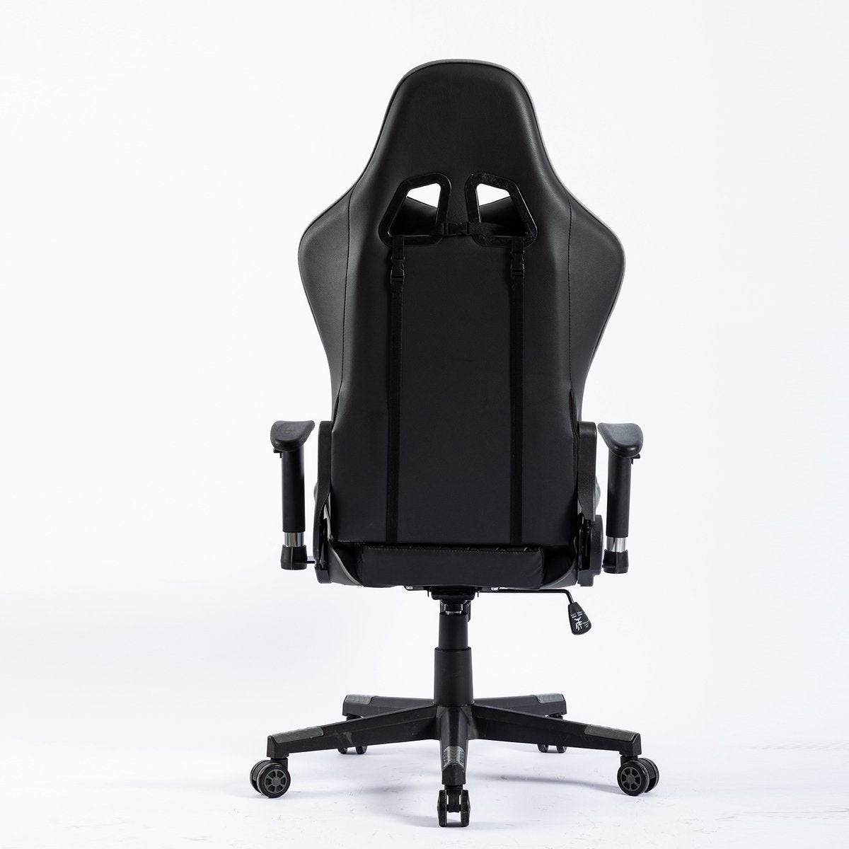 Game Stoel - Gaming Stoel - Gaming Chair - Zwart - Bureaustoel Met Nekkussen & Verstelbaar Rugkussen - Instelbare Zithoogte
