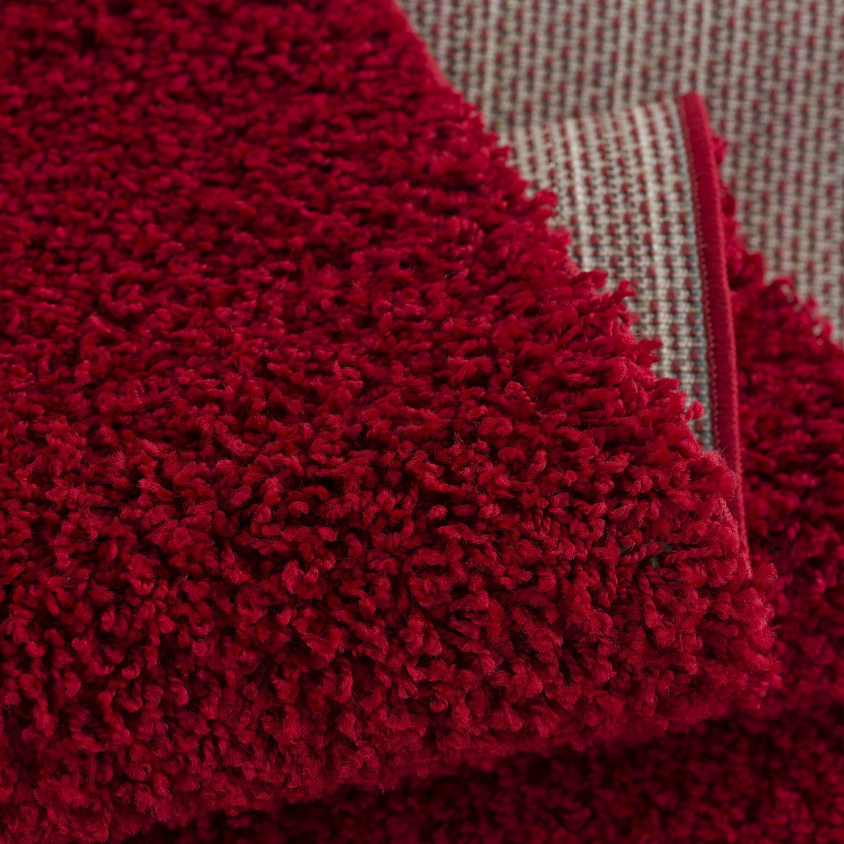 Loca Shaggy Vloerkleed Rood - 160x230 CM - Hoogpolig vloerkleed - Tapijt Woonkamer, Slaapkamer